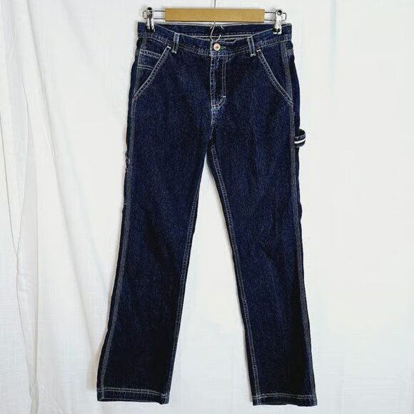 Vintage Tommy Hilfiger Carpenter Dark Wash Women's Jeans - Picture 1 of 3